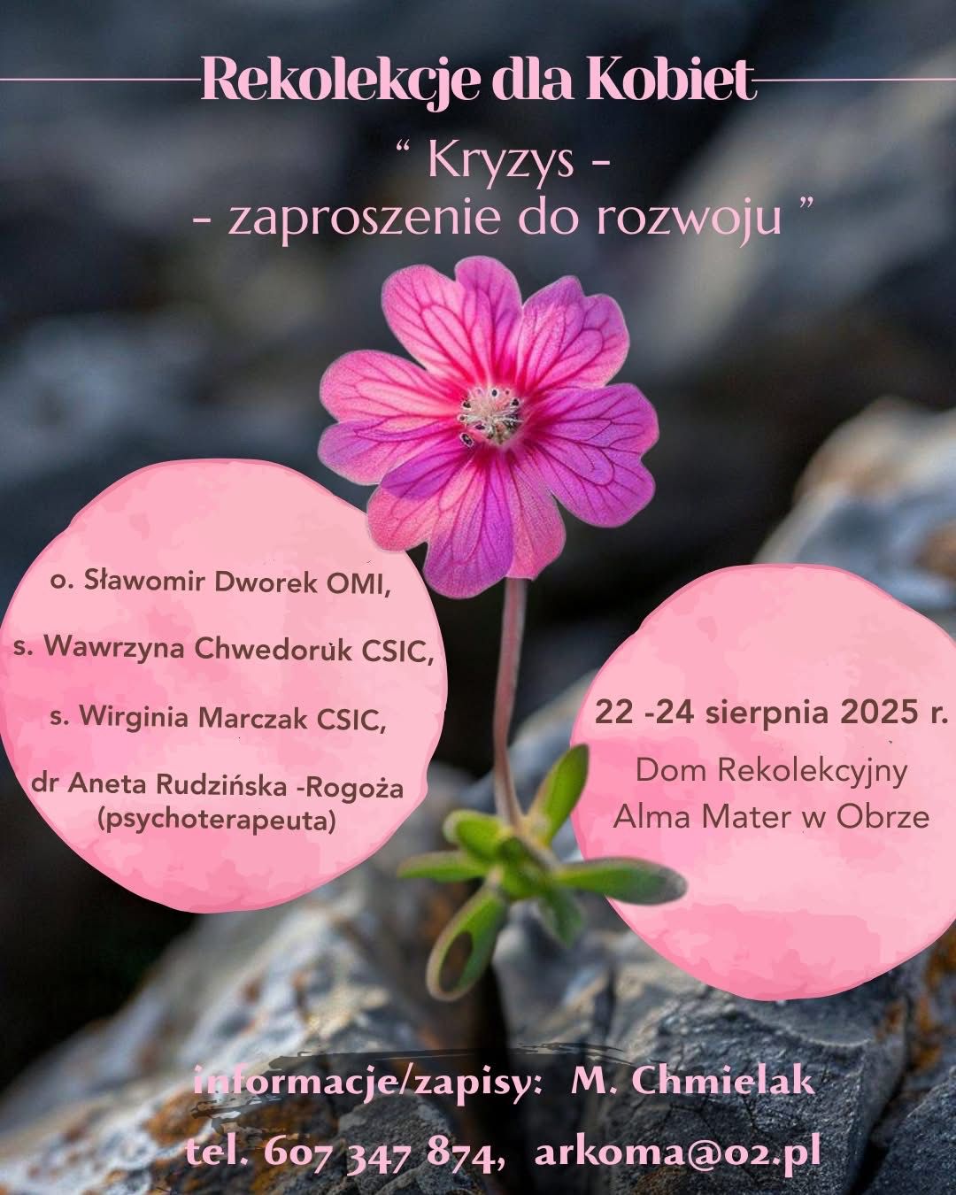 Rekolekcje dla Kobiet w Obrze - Sierpień 2025